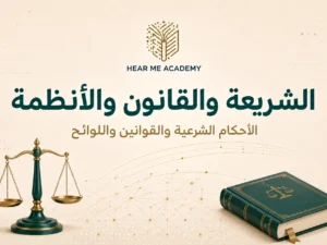 الشريعة والقانون والأنظمة (1)